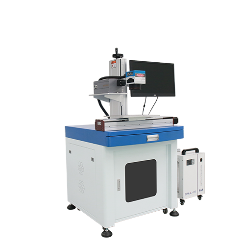 Food Packaging Processing Cabinet Type UV Laser Marking Machine For Plastic Marking