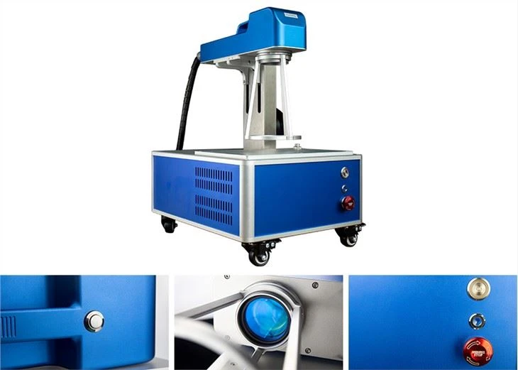 20 W mini käeshoitav lasergraveerija lasermärgistusmasin